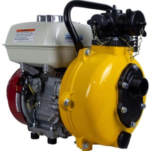 fire fighting pump with twin impeller and Honda GX200 recoil start engine