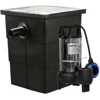 stormwater pump pit ith RVC315 sump pump